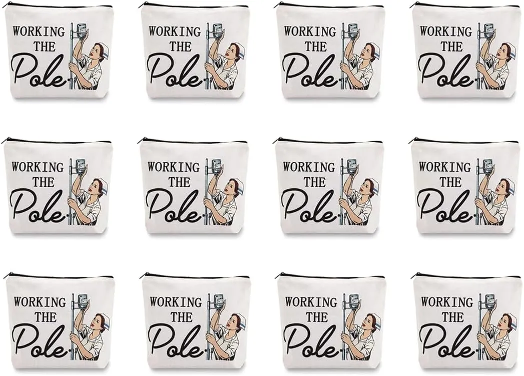 12pcs Nurses Week Gifts Bulk 2025 Nurses Day Gifts Bulk,ICU ER RN Gifts for Nurses Appreciation Graduation Nurse Makeup Bag,Nurse Gifts for Women Nurse Accessories for Work Shopping,Travel