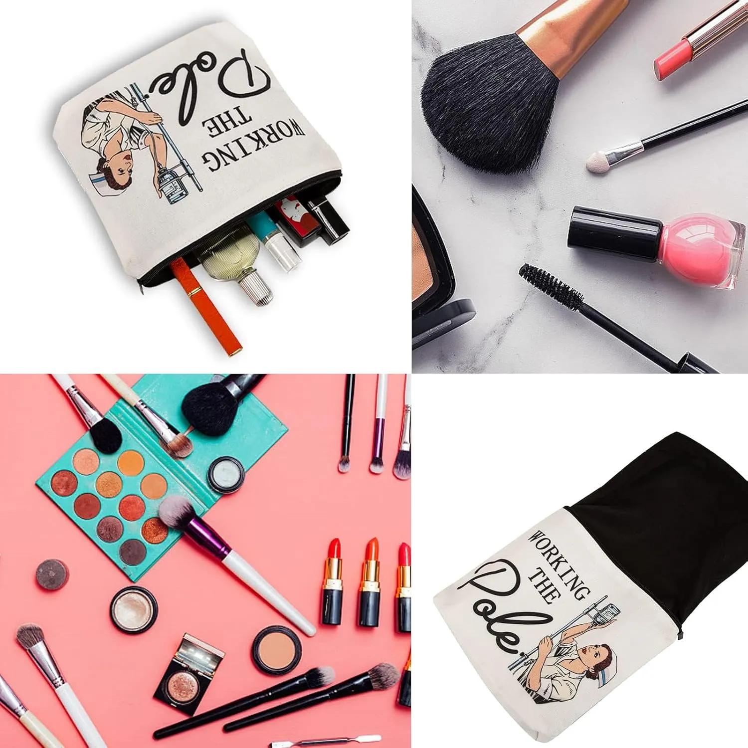 12pcs Nurses Week Gifts Bulk 2025 Nurses Day Gifts Bulk,ICU ER RN Gifts for Nurses Appreciation Graduation Nurse Makeup Bag,Nurse Gifts for Women Nurse Accessories for Work Shopping,Travel