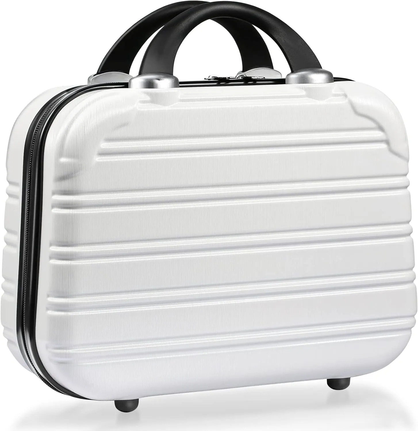 14-Inch Makeup Train Case Hardshell PC ABS Travel Cosmetic Organizer, Makeup Storage Box for Toiletry Durable Portable Gifts for Women.