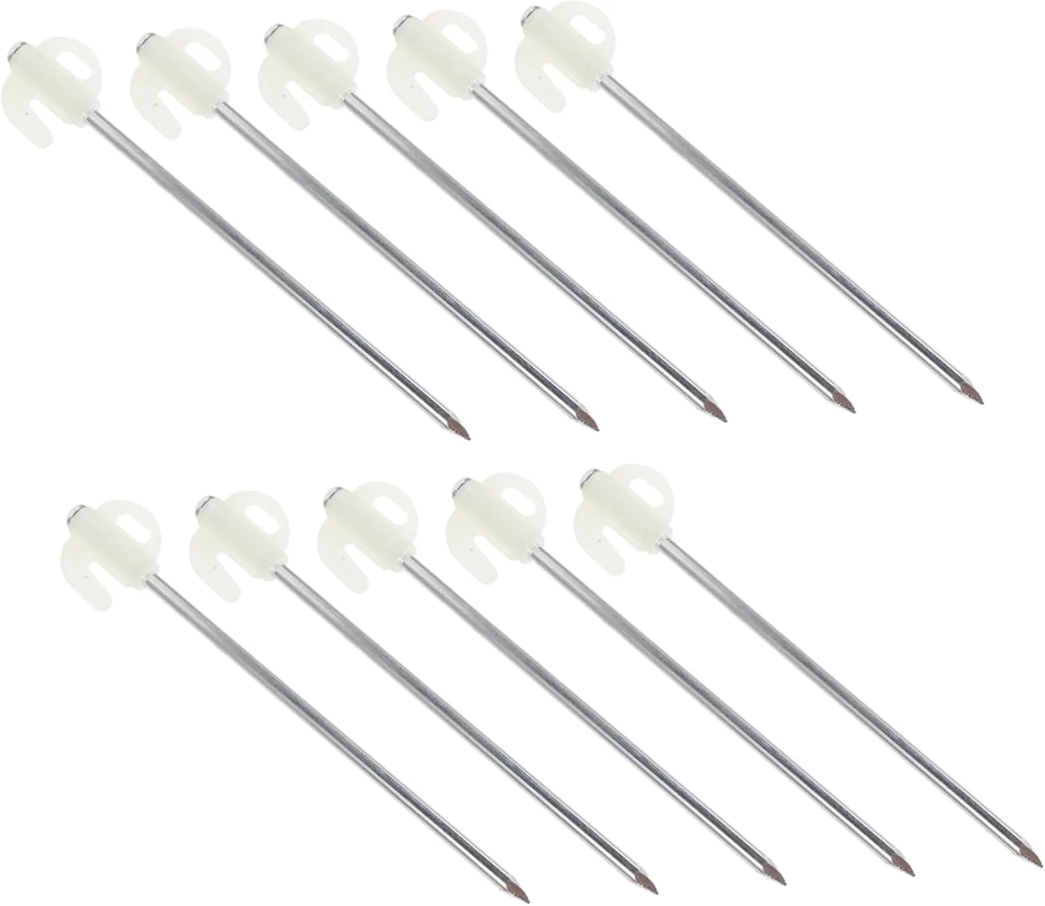 1Set Glow Dark Tent Stakes Camping Pegs for Secure Tarp and Tent Anchoring Includes Oxford Storage Bag for Easy Transport