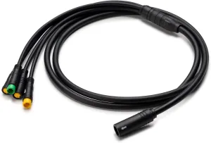 1T4 Cable Ebike Wiring Harness for BAFANG BBS01B BBS02B BBS HD Mid Drive Motor, Waterproof Cable Connect with Display Brake Thumb Throttle Electric Bicycle Conversion Kits Accessories