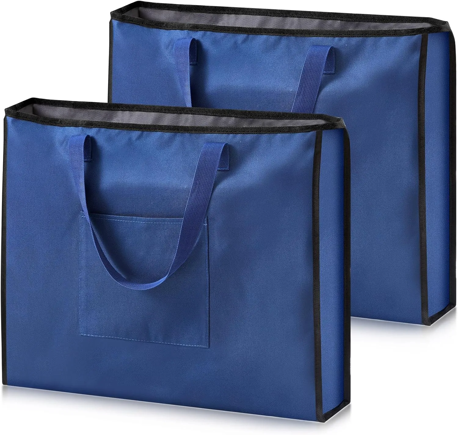 2 Pcs Stadium Seat Storage Bag Chair Carry Bags Wide Bleacher Cushion Chair Carry Bag for Stadium Baseball Football Soccer Sports Match Camping Beach Hiking Trip
