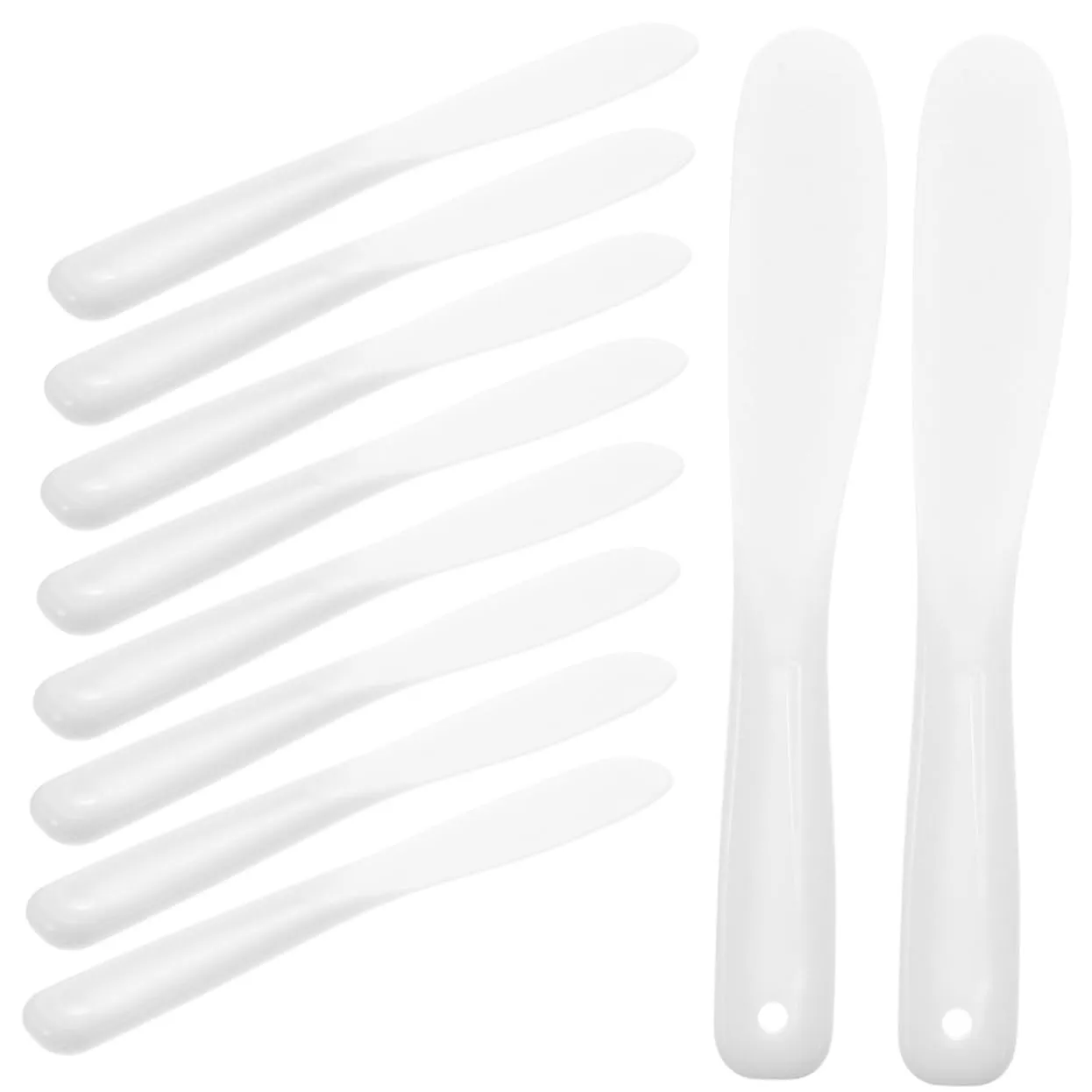 20pcs Spatula Makeup Tool Cosmetic Spoons for Skincare Creams and Easy to Clean Applicators for Home Salon Use Precision Application Spatulas