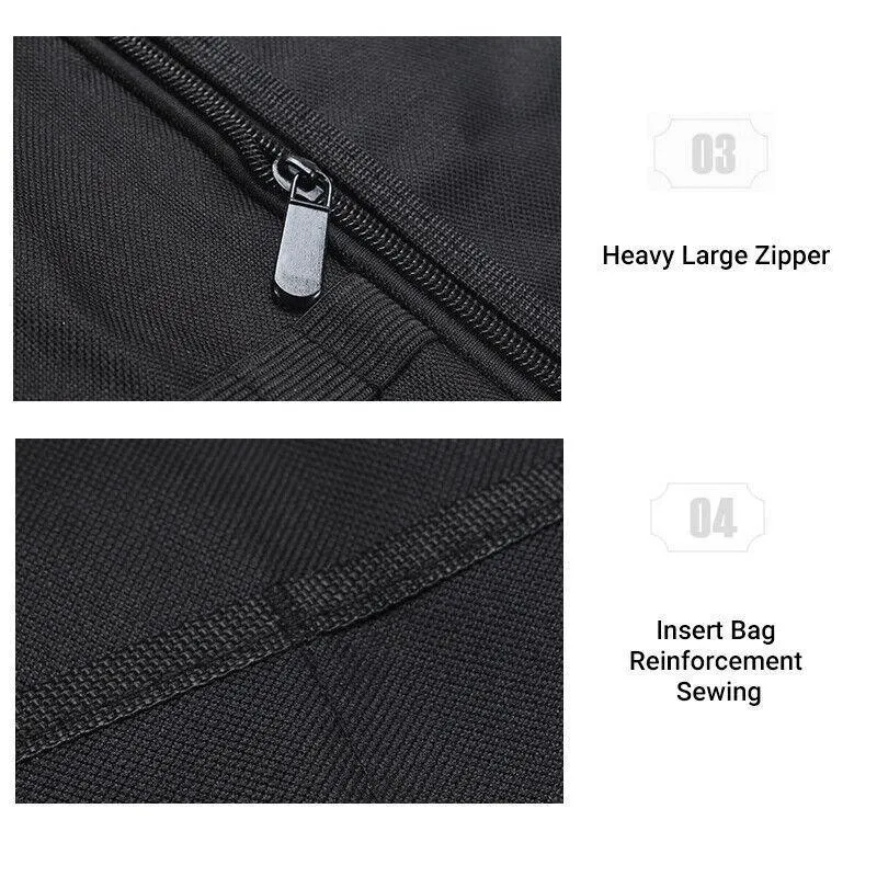 22 Pocket Tool Roll Fold Spanner Canvas Case Wrench Storage Bag Multifunctional