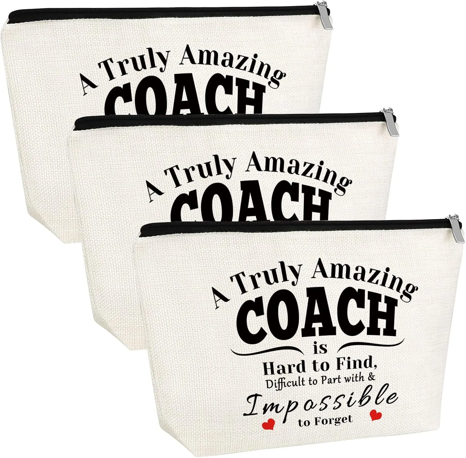 2Pcs 3Pcs Coach Gift Makeup Bag Thank You Gift for Coach