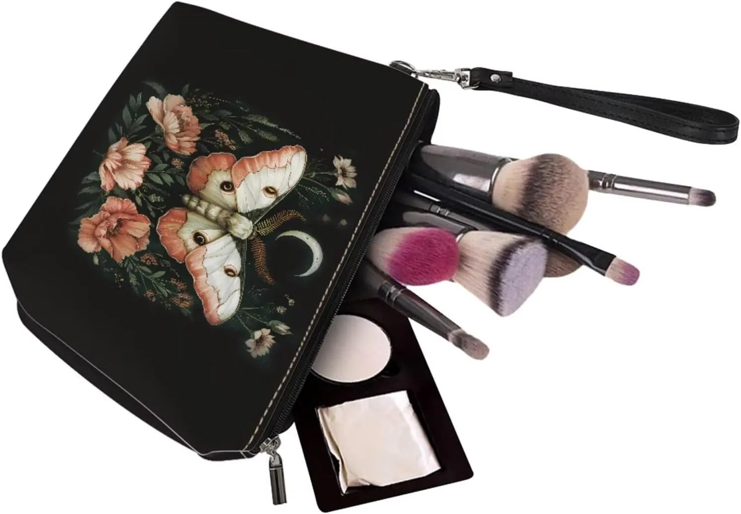 2PCS Handbag and Wallet Set for Women Hobo Bag Satchel Purse Tote Handbag Top Handle Bag with PU Make Up Bag