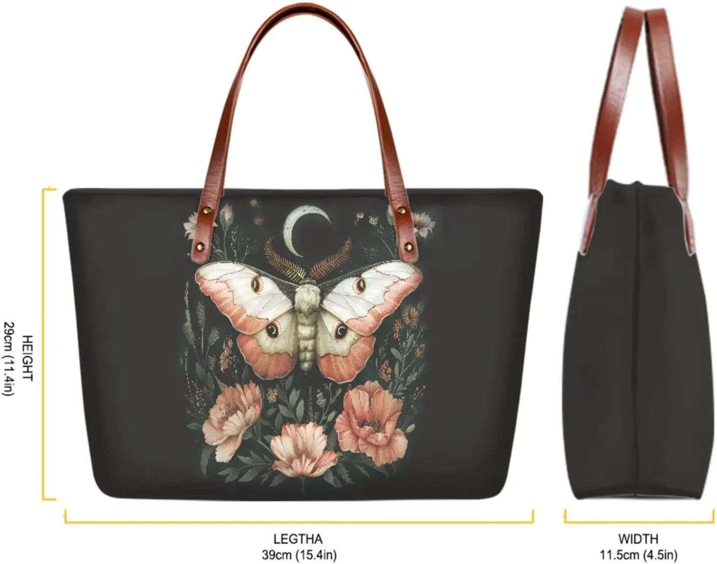2PCS Handbag and Wallet Set for Women Hobo Bag Satchel Purse Tote Handbag Top Handle Bag with PU Make Up Bag