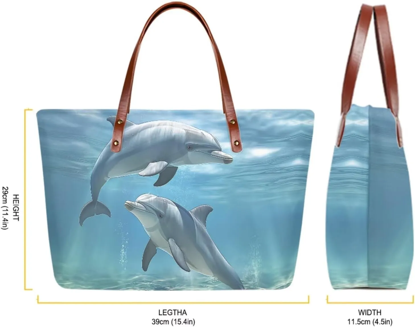 2PCS Tote Bag for Women Top Handle Purse with Wallet, Hobo Bag Tote Shoulder Bag with PU Cosmetic Bag