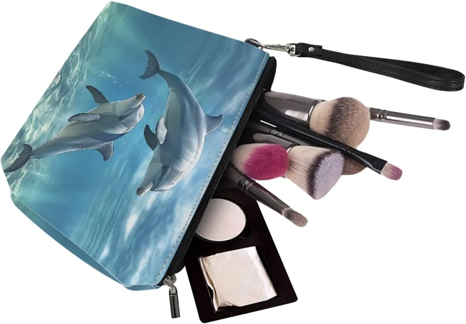 2PCS Tote Bag for Women Top Handle Purse with Wallet, Hobo Bag Tote Shoulder Bag with PU Cosmetic Bag