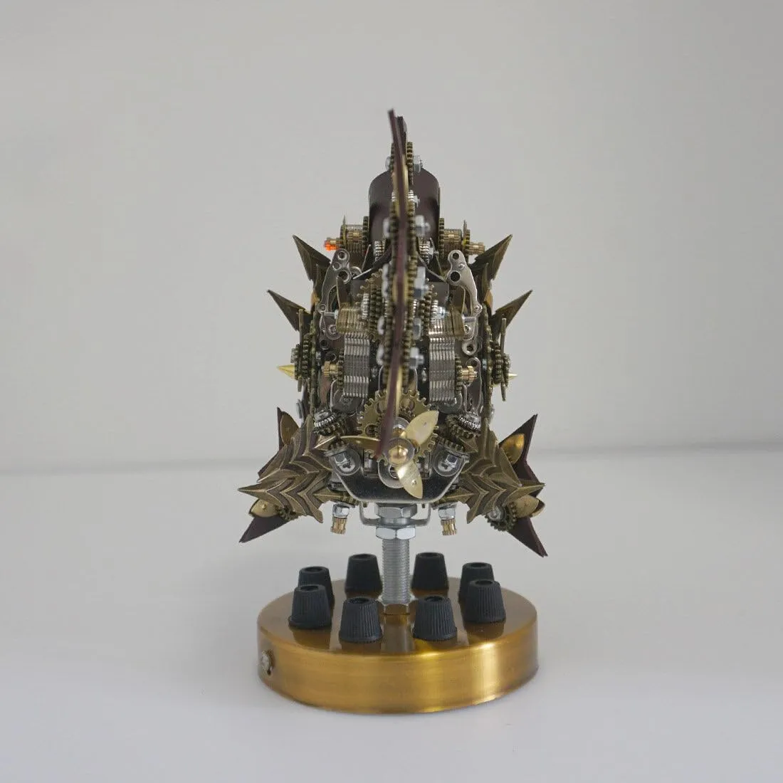 3D Metal Puzzles for Adults, 700 Pieces Lantern Fish Mechanical Building Model DIY Assembly Jigsaw Craft Model Kits Steampunk Christmas Halloween Home Decorations Gifts