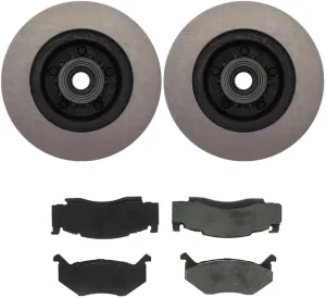 4x Front Brake Pads and Rotors Kit Automotive Replacement Brake Kits Fits Chrysler Cordoba 1975 1980 1981 1982 1983 Fits Chrysler Fifth Avenue 1983-1989