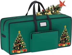 9ft Christmas Tree Storage Bag - Heavy Duty Container for Artificial Trees, Decorations, and Ornaments - Large Holiday Box