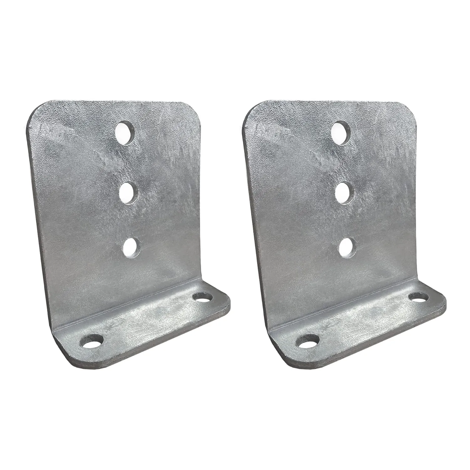 A.A 2 Pack 6" Galvanized L-Type Boat Trailer Bunk Bracket, Heavy Duty