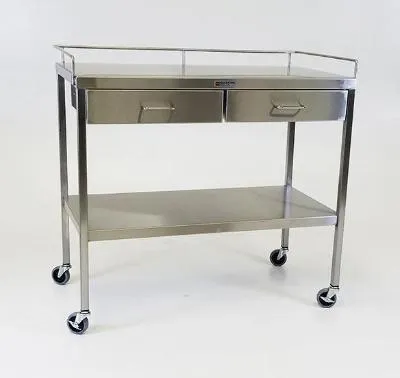 AC238 Stainless Steel Extra Large Utility/Prep Table with 4 Drawers