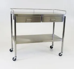 AC238 Stainless Steel Extra Large Utility/Prep Table with 4 Drawers
