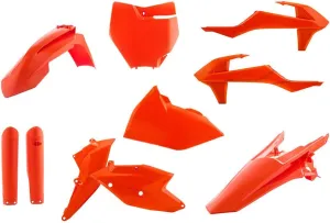 Acerbis Full Plastic Kit 16 KTM Orange for KTM 350 SX-F 2016-2018