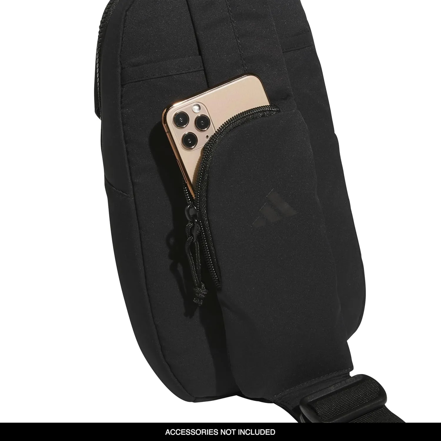 adidas Essentials Sling Small Crossbody Bag for Women and Men (5L), Black/3.0, One Size