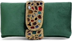 Aheli Clutch Purses Gift for Women Handmade Evening Sling Handbag Stylish Bridal Fashion Bag