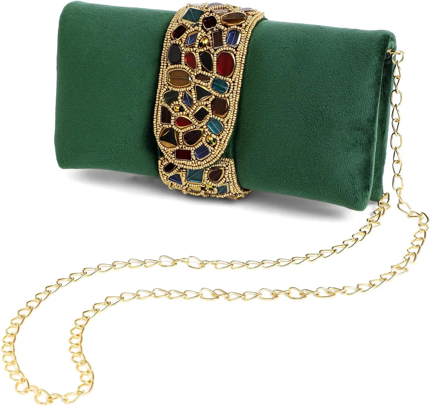 Aheli Clutch Purses Gift for Women Handmade Evening Sling Handbag Stylish Bridal Fashion Bag