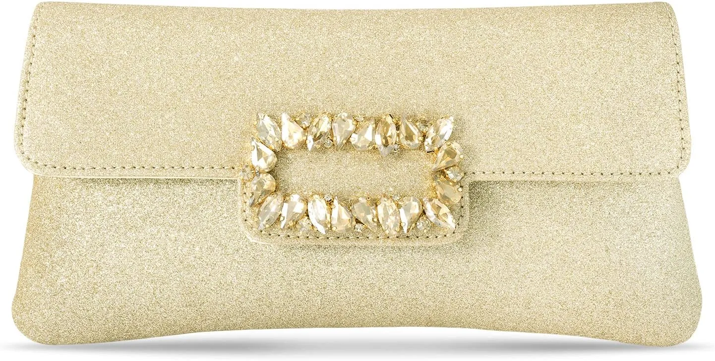 Aheli Clutch Purses Gift for Women Wedding Handmade Evening Handbags Party Bridal Clutch