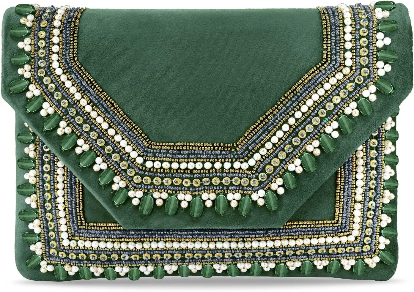 Aheli Clutch Women's Purse Bridal Bag for Casual Detachable Strap Evening Sling Bag Gift for Women