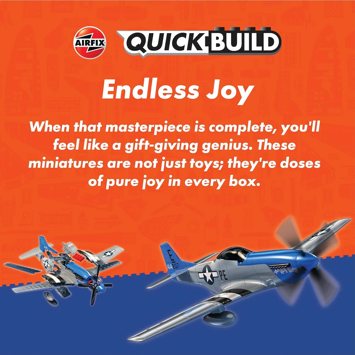 Airfix J6018 Quickbuild Model Airplane Kits for Adults & Kids - Red Arrows Hawk - Fighter Plane Plastic Model Kits, Block Building Sets, Snap Together Aircraft Models, Engineering Toys for Gifts