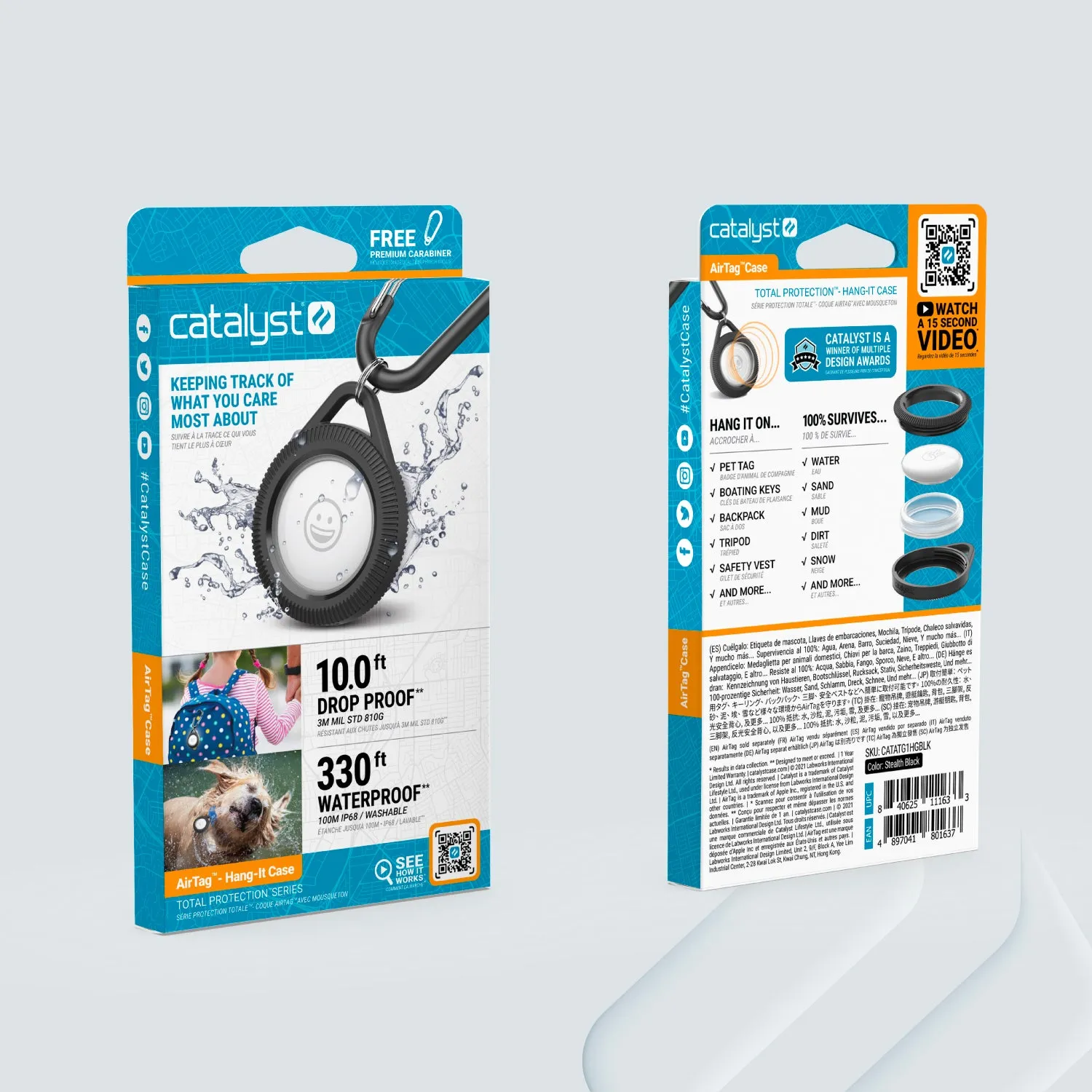 AirTag - Total Protection Case, Hang-It