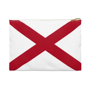 Alabama Flag  Accessory Pouch, great for school or travel bag, care package gift, state pride gift