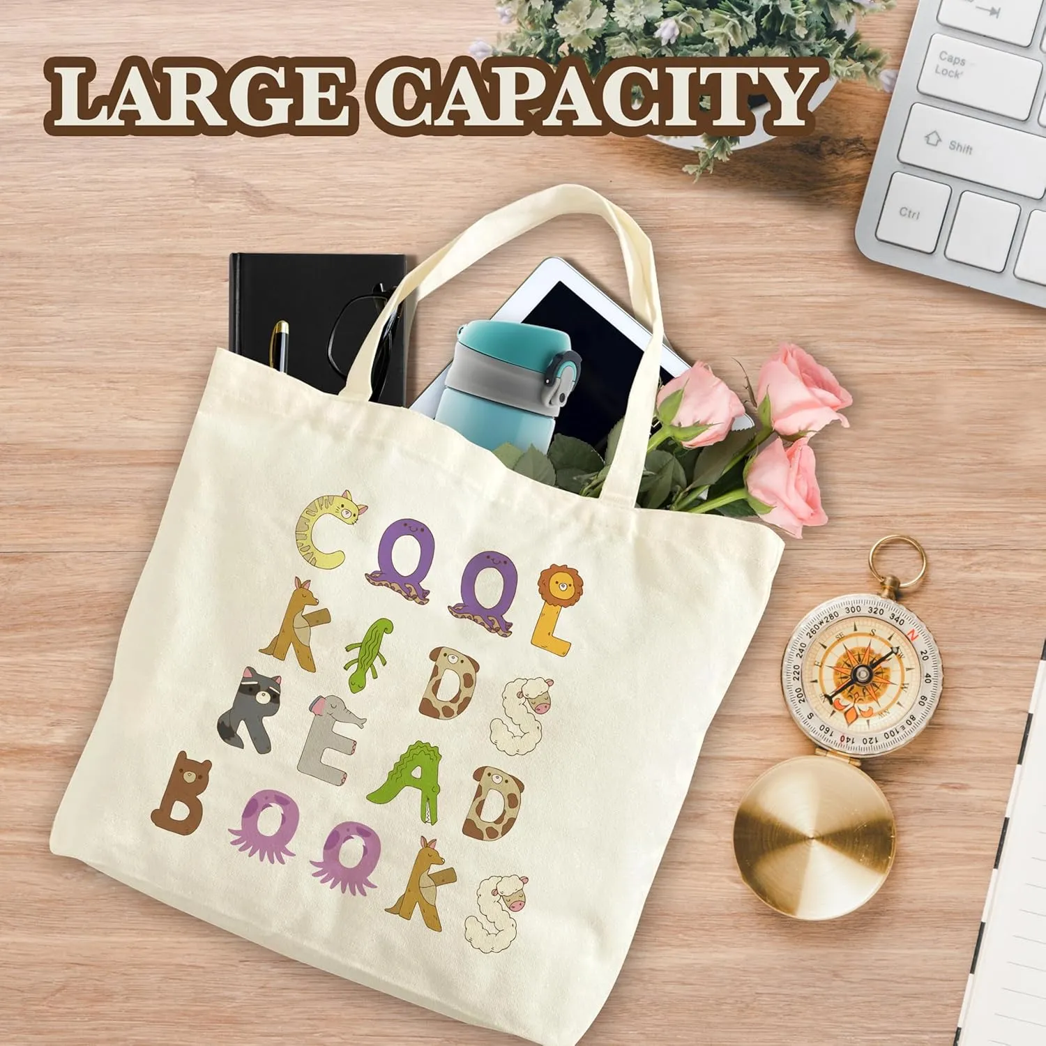 Alphabets Tote Bags
