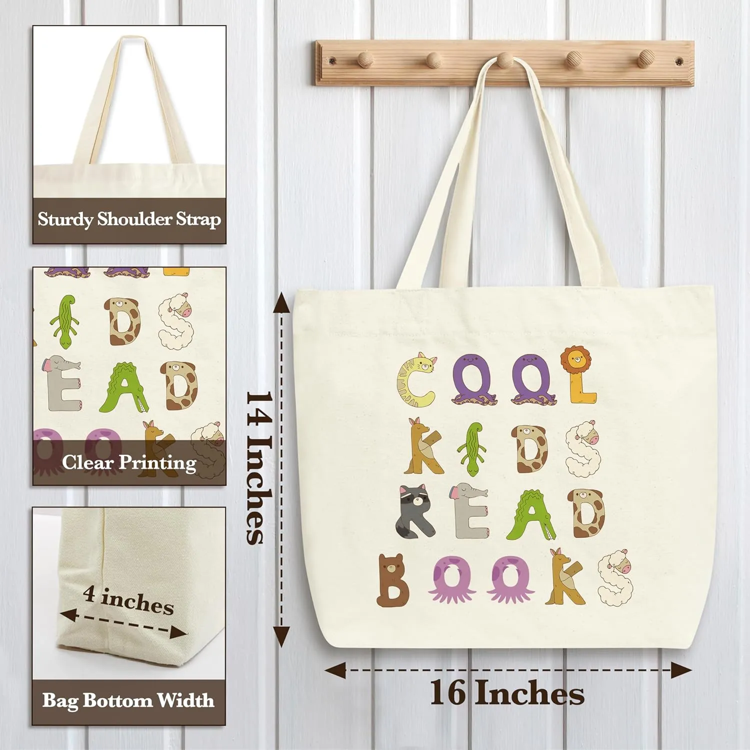 Alphabets Tote Bags