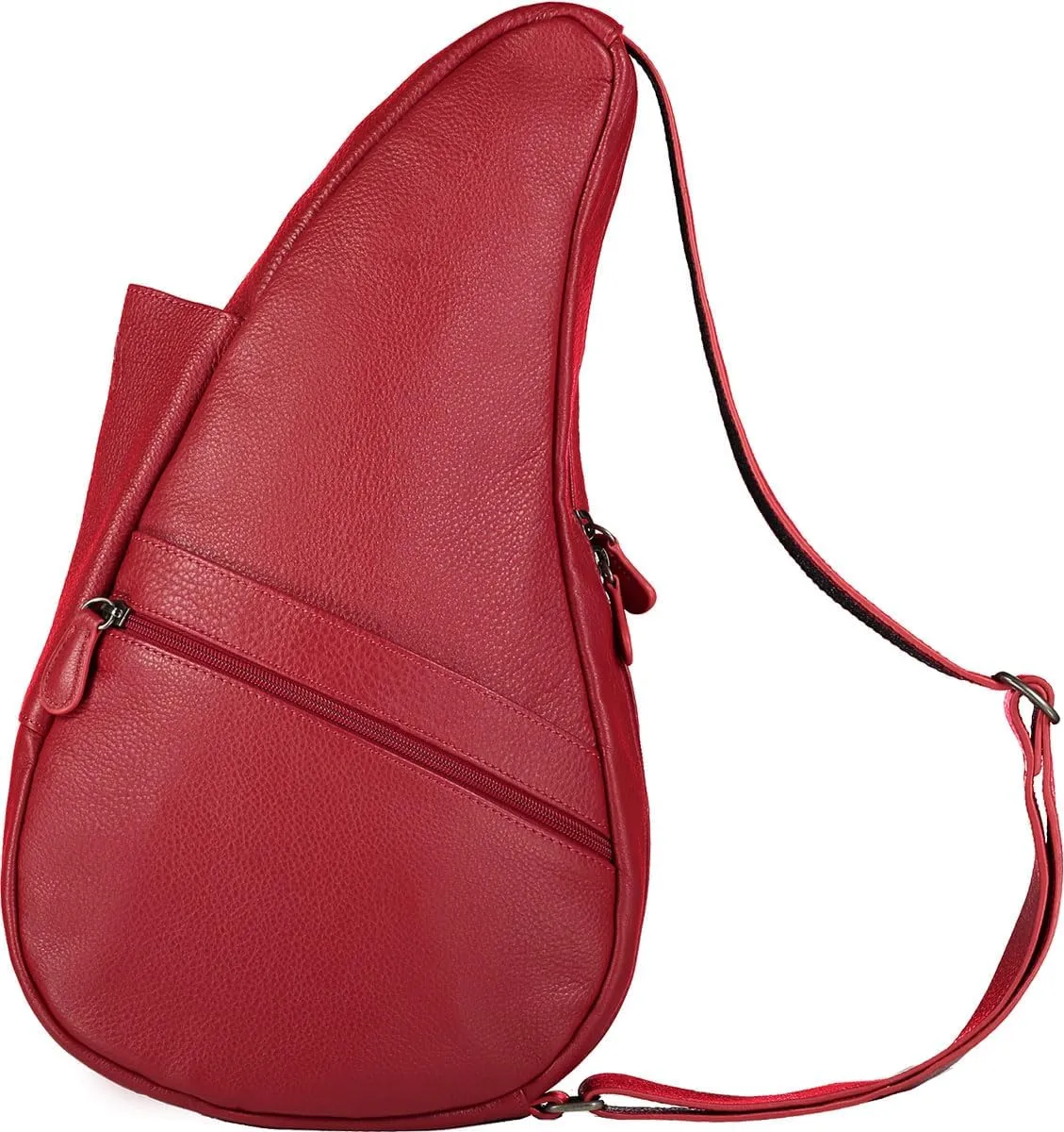 AmeriBag 15" Leather Crossbody Sling Healthy Back Bag