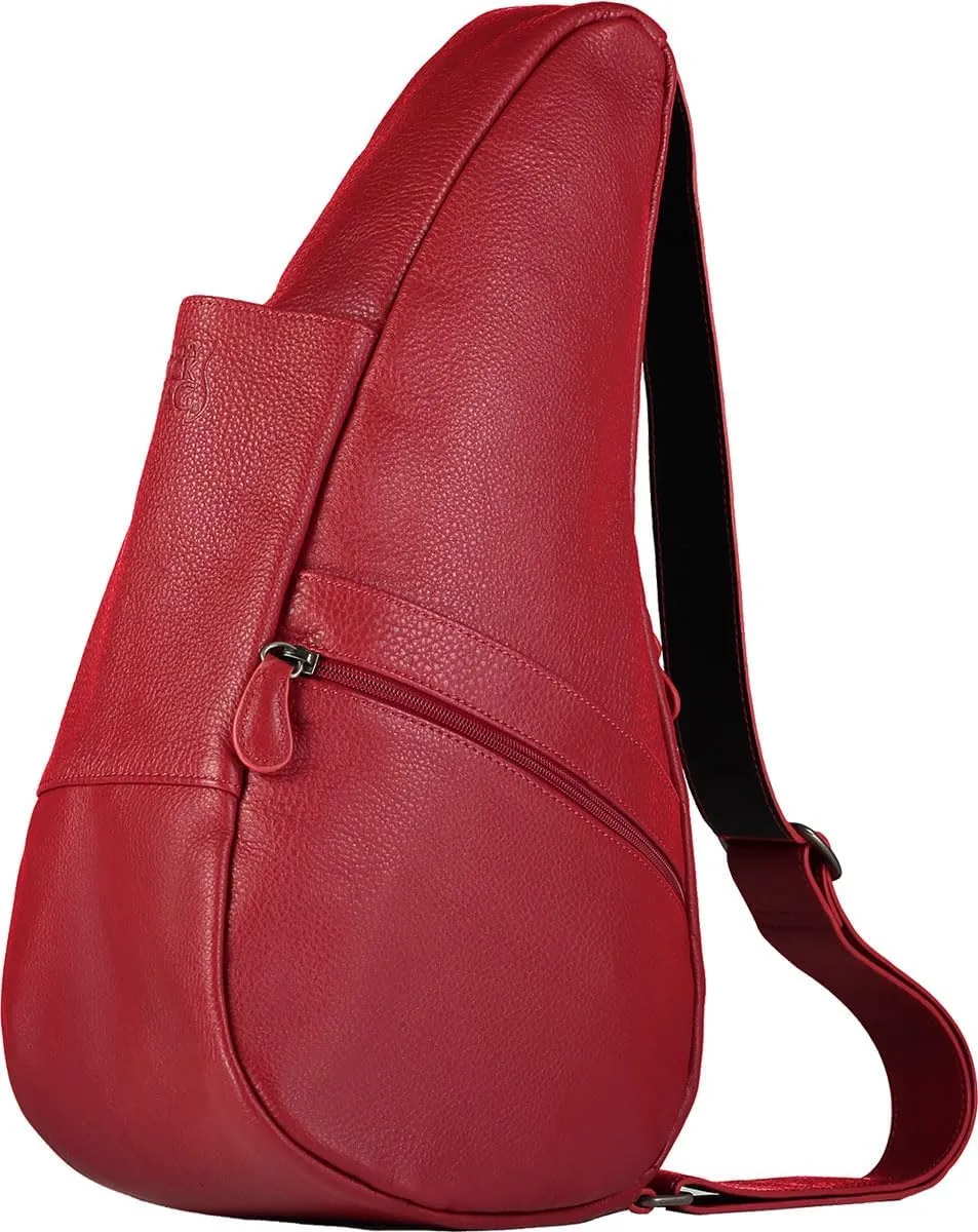 AmeriBag 15" Leather Crossbody Sling Healthy Back Bag