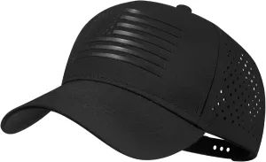 American Flag Trucker Hats, Waterproof Baseball Cap for Men Women, Quick-Dry Mesh Breathable Adjustable Fit Snapback Hat