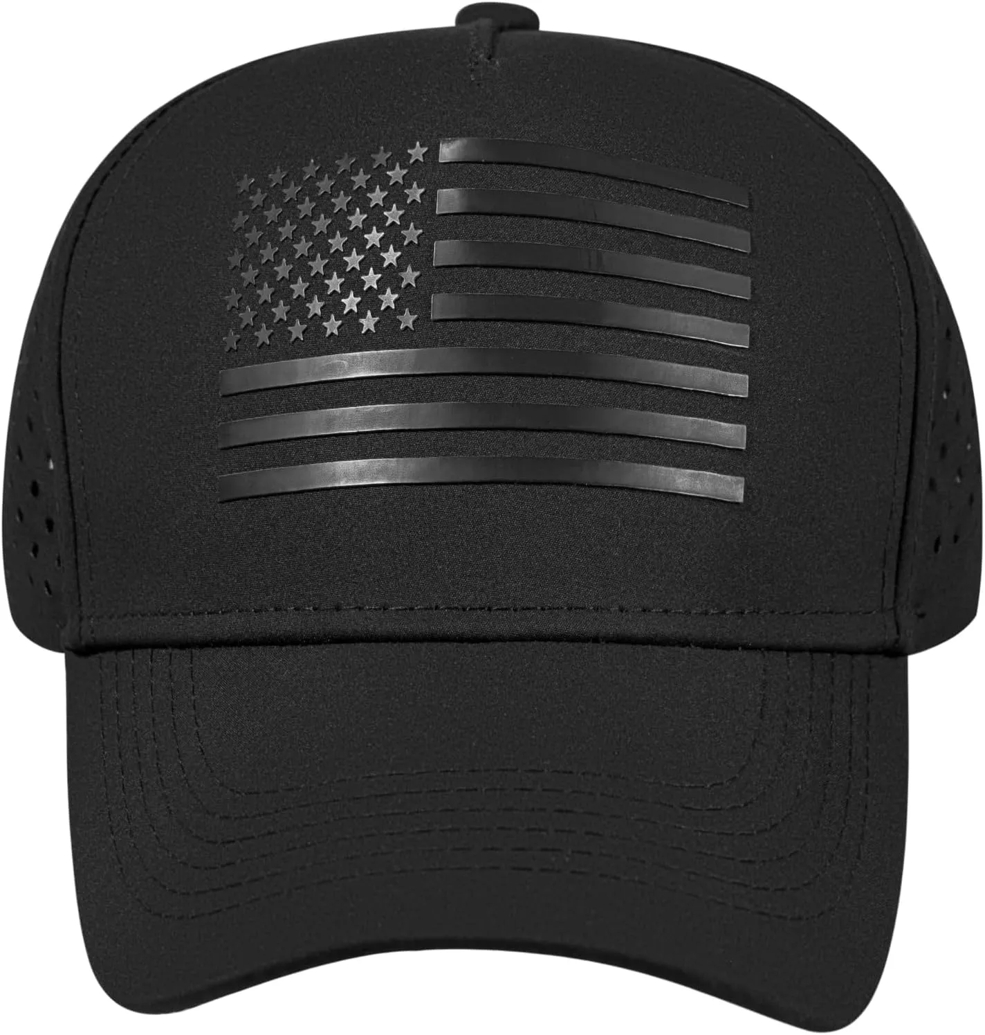 American Flag Trucker Hats, Waterproof Baseball Cap for Men Women, Quick-Dry Mesh Breathable Adjustable Fit Snapback Hat