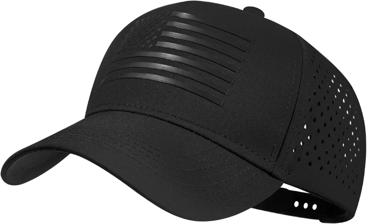American Flag Trucker Hats, Waterproof Baseball Cap for Men Women, Quick-Dry Mesh Breathable Adjustable Fit Snapback Hat