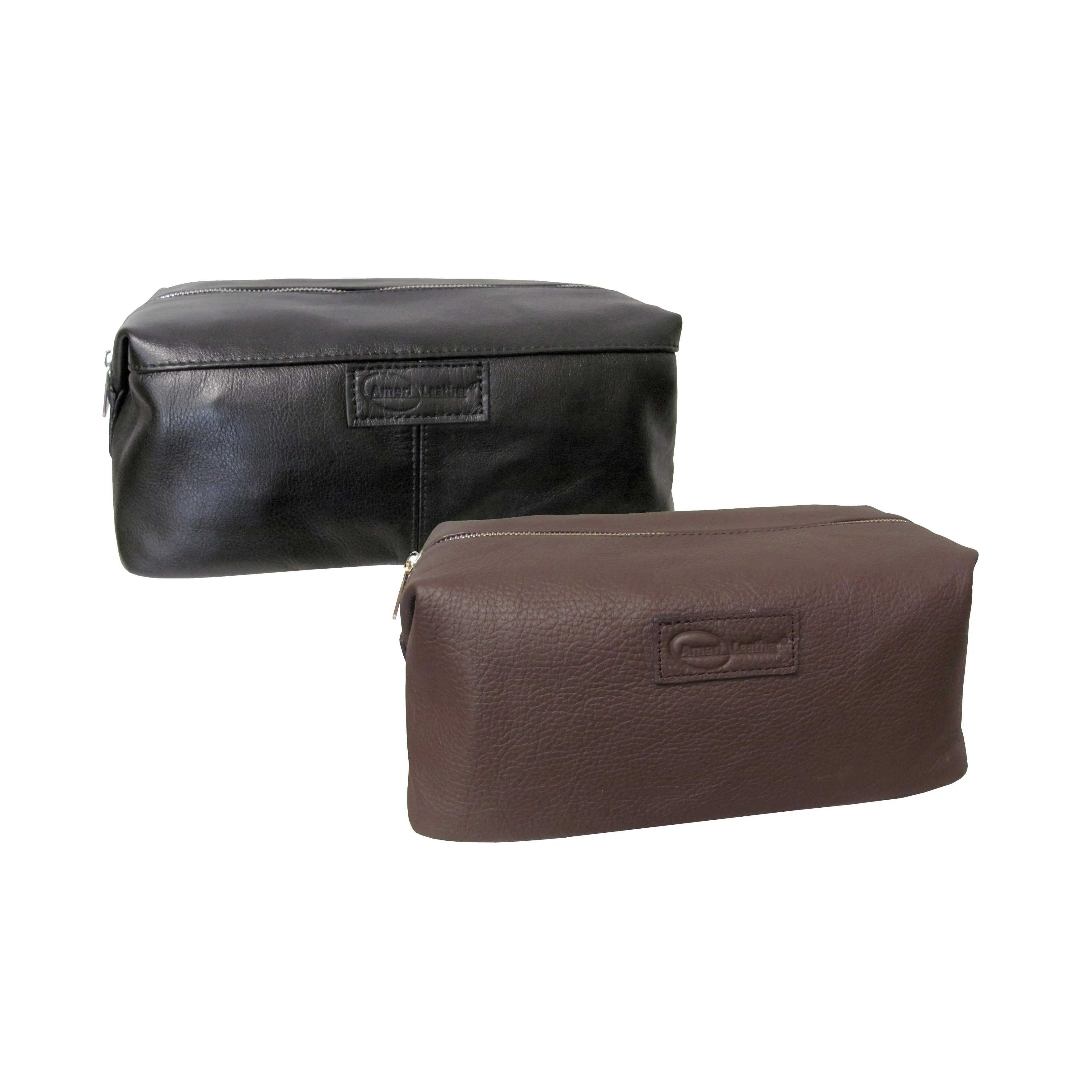 Amerileather Madison Leather Toiletry Bag (#23-04)