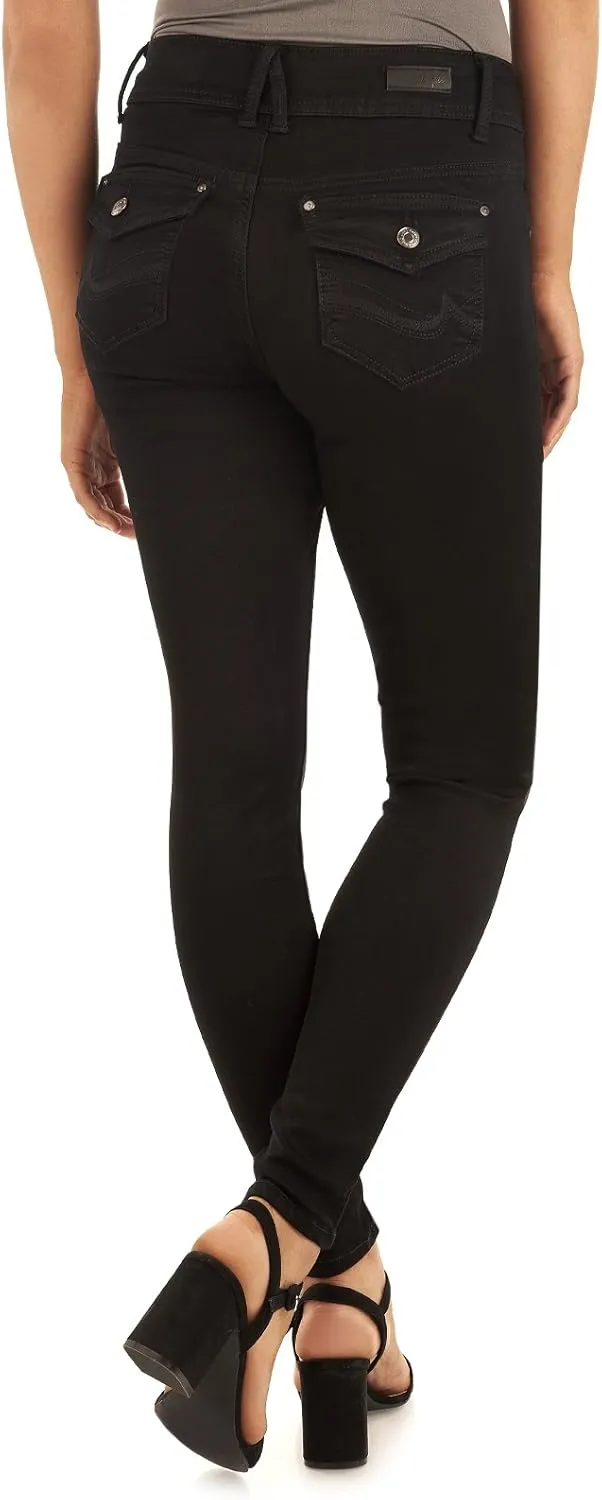 Angels Forever Young Women's Curvy Skinny Jeans