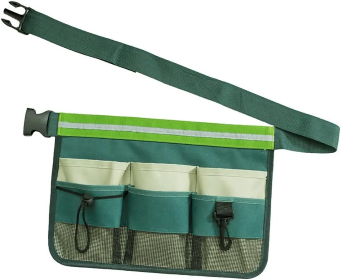 Angoily 4pcs Garden Tool Waist Bag Multifunctional Organizer Strong Material for Long Lasting Use