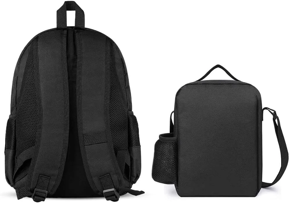 Animal Paw Prints Lightweight Pocket Backpack Crossbody Lunch Bag Set Unisex