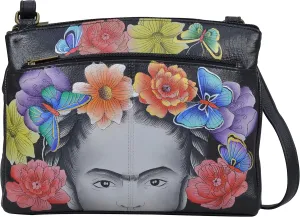 Anna by Anuschka Crossbody Organizer Bag-Leather