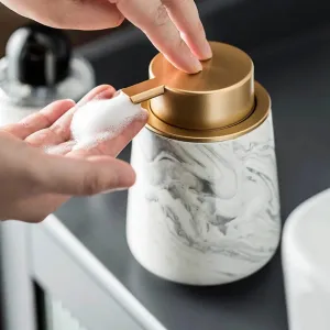 Areca Ceramic Soap Dispenser - Stylish Bathroom Accessory