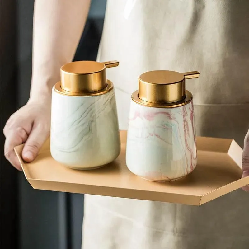 Areca Ceramic Soap Dispenser - Stylish Bathroom Accessory