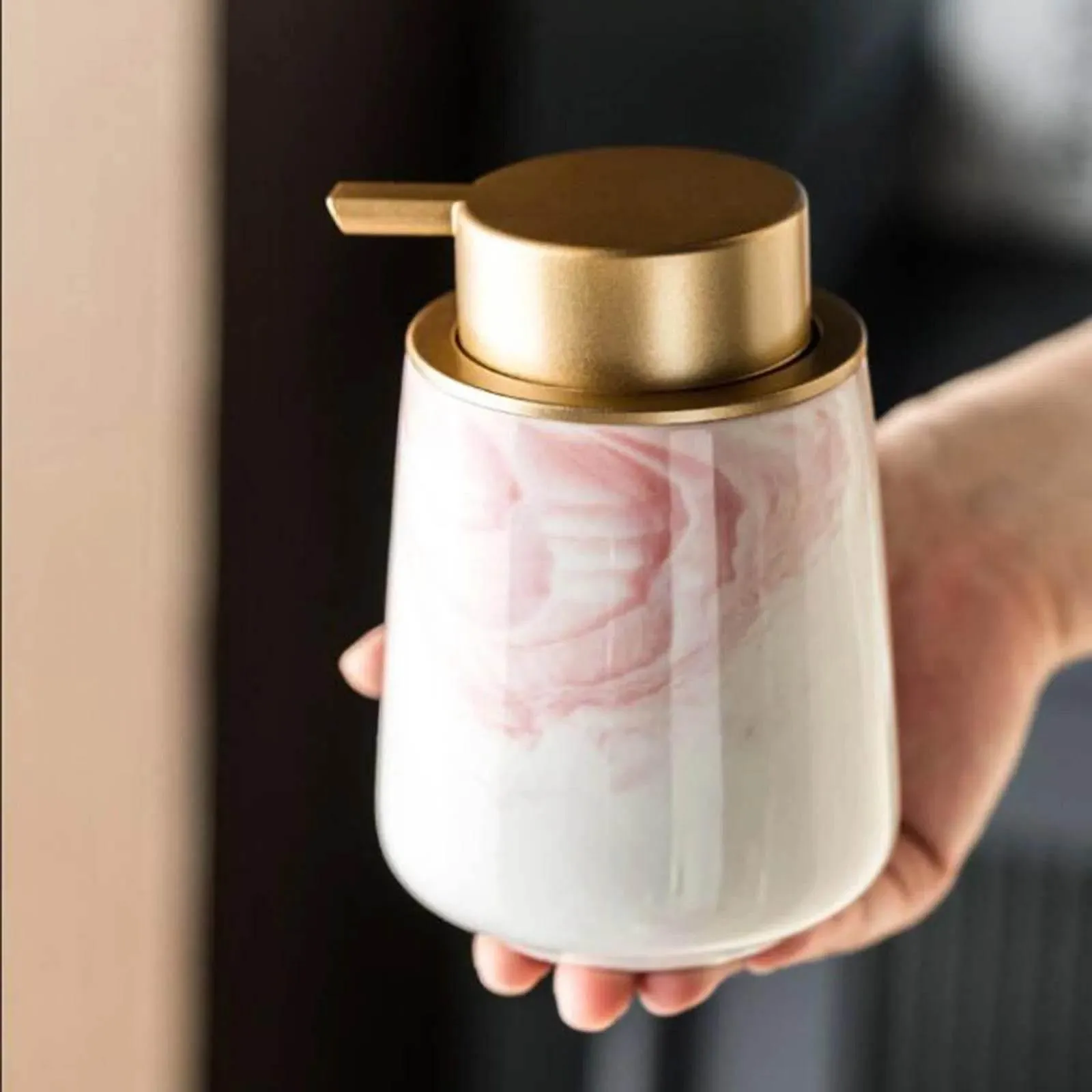 Areca Ceramic Soap Dispenser - Stylish Bathroom Accessory