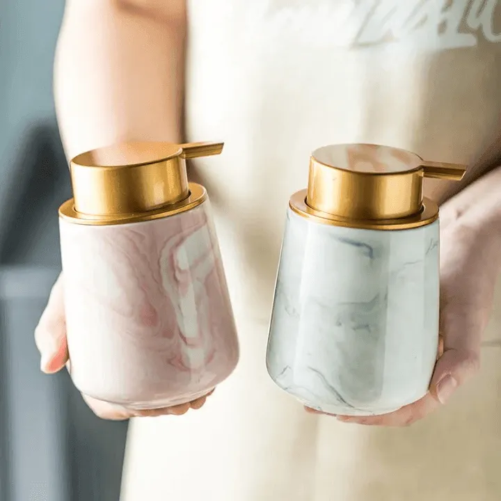 Areca Ceramic Soap Dispenser - Stylish Bathroom Accessory