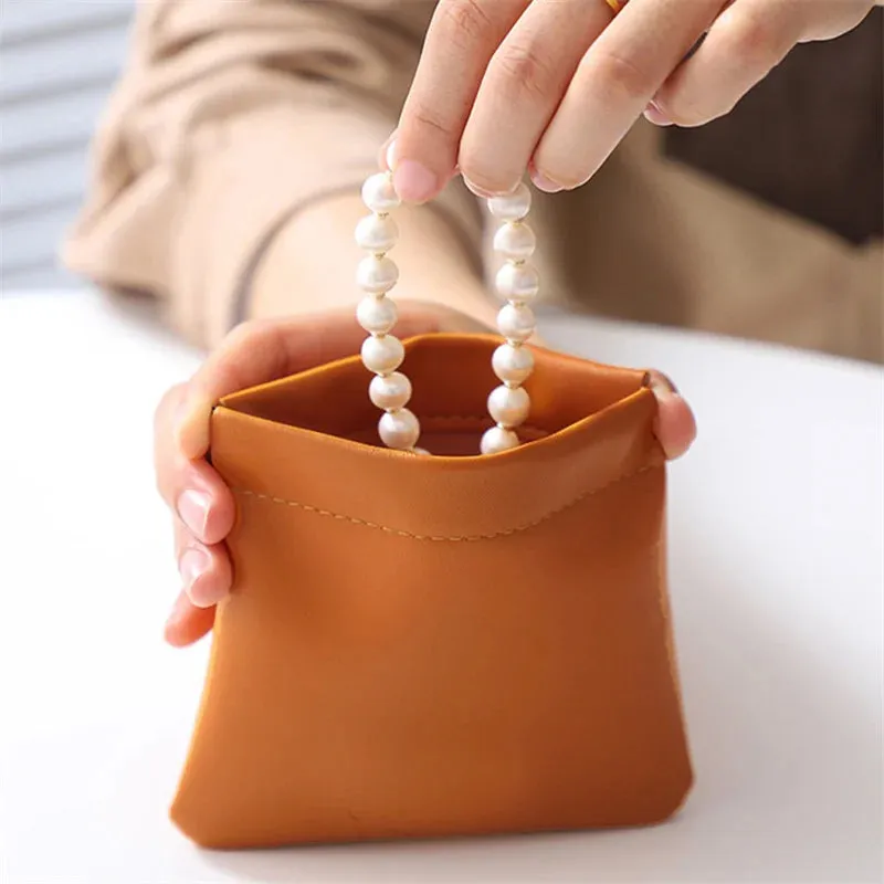 August | Waterproof Lambskin Bag Makeup Cosmetic Bag