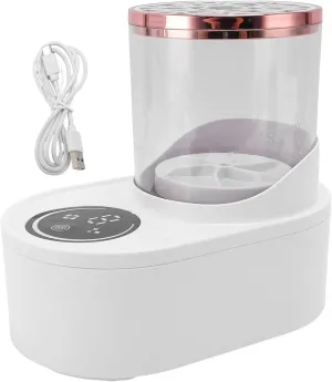 Automatic Makeup Brush Cleaner Machine,Beauty Cosmetic Brush Cleaner Automatic Spinner for All Brushes