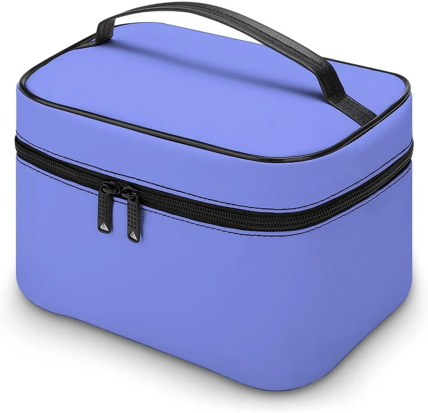 Baby Blue Cosmetic Bag, Travel Portable Makeup Bag for Purse Pouch Beauty Zipper Organizer Toiletry Bag for Women