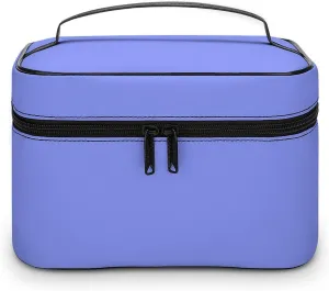 Baby Blue Cosmetic Bag, Travel Portable Makeup Bag for Purse Pouch Beauty Zipper Organizer Toiletry Bag for Women