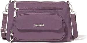 Baggallini Original Everyday 11x 7.5 Crossbody Bags for Women RFID Protected Lightweight Nylon Zippered Travel Purse
