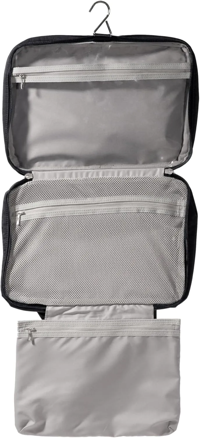 Baggallini Unisex's Large Hanging Travel Toiletry Kit-Lightweight 8x11 Inch Makeup Bag Toiltery